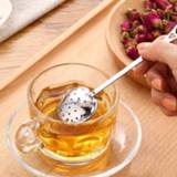 👉 Thee eitje staal active 2 stuks roestvrij praktische hartvorm thee-ei lepel zeef