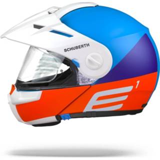 👉 Blauw e1 active pinlock inbegrepen mat micrometrisch binnenvoering glasvezel graphic systeemhelm wit Schuberth Cut Adventurehelm 4017765120191 4017765120160 4017765120207