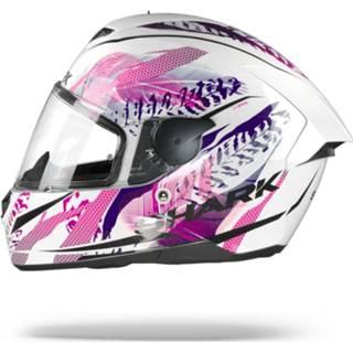 👉 Integraalhelm tegraalhelm polycarbonaat pinlock inbegrepen graphic snelsluiting binnenvoering roze glans active wit violet zwart Shark D-skwal 2 Shigan Wkv 3664836365077 3664836365091