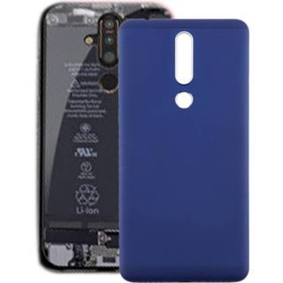 👉 Batterij blauw active achterkant met zijtoetsen voor Nokia 3.1 Plus (blauw)