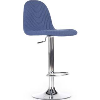 👉 Barkruk marineblauw staal blauw Nitra in