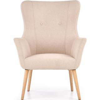 👉 Fauteuil beige Massief Hout Cotto in