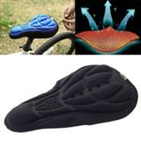👉 Fietsstoel zwart siliconen lycra active 3D Nylon&Gel Pad Fietsstoeltje Zadelhoes, Zacht Kussen Past voor Fietsen (Zwart)
