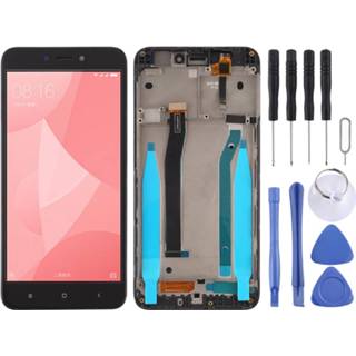 👉 Digitizer zwart active Lcd-scherm en volledige montage met frame voor Xiaomi Redmi 4X (zwart)