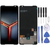 👉 Digitizer zwart active AMOLED Materiaal LCD-scherm en Volledige montage voor Asus ROG Phone II ZS660KL (zwart)