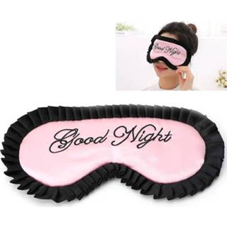 👉 Slaapmasker roze zijde satijn active Schoonheid>Oogmaskers Comfortabele imitatie gepersonaliseerde reizen Eye Cover (roze)