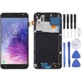 👉 Digitizer zwart active TFT-materiaal LCD-scherm en volledige montage met frame voor Galaxy J4 J400F / DS (zwart)