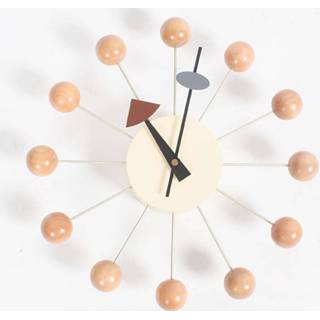 👉 Wandklok active Stijlvolle achtergrond Minimalis ronde ballen Candy Creatieve decoratie klok Reuzenrad