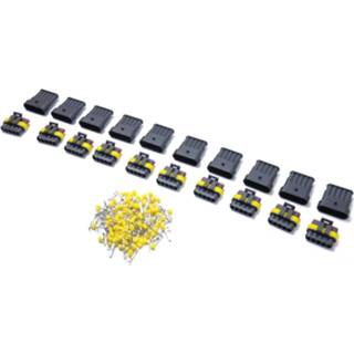 👉 Draad connector active mannen 10 sets 5-pins manier verzegelde waterdichte elektrische stekker terminal auto set