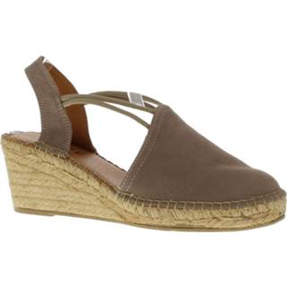👉 Rubber vrouwen taupe Cypres Espadrilles 101386 2800003119116 2900003119106 2900003129594
