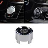 👉 Switch zilver active Auto Start Stop Motor Crystal Button Vervang Cover G / F Underpan voor BMW X5 6/7 Series F1516G12 (Zilver)