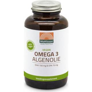 👉 Algenolie gezondheid Mattisson HealthStyle Omega 3 8717677969050
