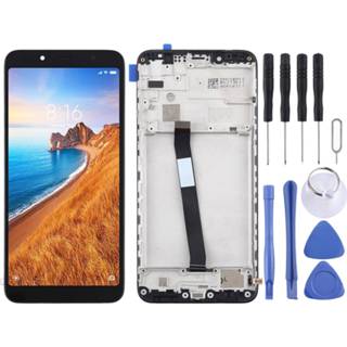 👉 Digitizer zwart active Lcd-scherm en volledige montage met frame voor Xiaomi Redmi 7A (zwart)