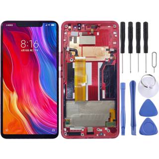 👉 Digitizer rood active Lcd-scherm en volledige montage met frame voor Xiaomi Mi 8 SE (rood)