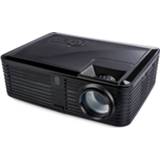 👉 Projector zwart active VS768 Android 4000ANSI lumen 1980x1080 resolutie LED + LCD-technologie slimme projector, ondersteuning voor AV / HDMI USB VGA (zwart)