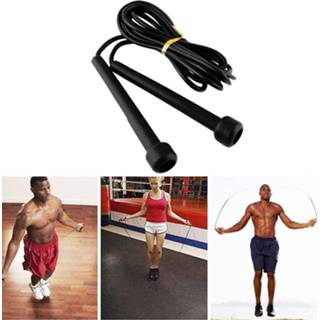 👉 Handvat zwart klein active Penhandvat gevormd Rubberen springtouw voor fitness (zwart)