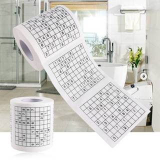 👉 Toiletpapier active 3 rollen creatief Sudoku rolpapier gezichtsweefsel