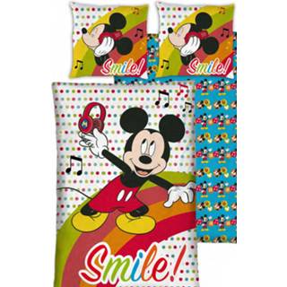 Dekbedovertrek polyester Disney Mickey Mouse - Eenpersoons 140 x 200 cm 5425039189970