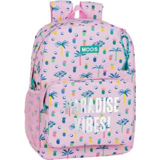 👉 Rugzak roze MOOS Paradise - 43 x 32 14 cm 8412688368259