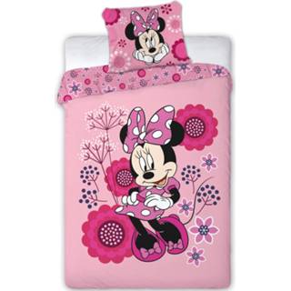 👉 Dekbedovertrek polyester Disney Minnie Mouse 140x200 cm 5425039188119