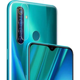 👉 Achteruitrijcamera transparante active Voor OPPO Realme 5 Pro 2.5D Lensbeschermer gehard glasfilm