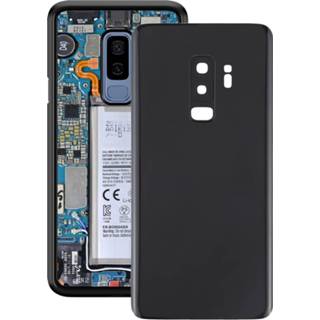 👉 Batterij zwart active achterkant met cameralens voor Galaxy S9 + (zwart)