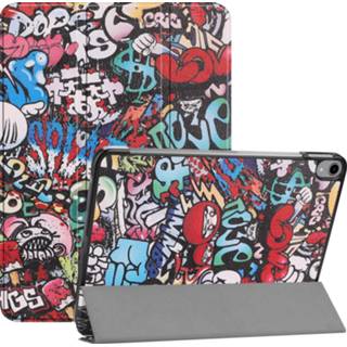 👉 Kunstleer graffiti stand flip hoes meerdere kleuren 3-Vouw sleepcover - iPad Pro 11 inch (2020) 9145425542115