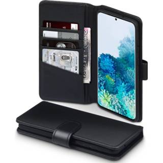 👉 Portemonnee zwart echt leer ruimte voor papiergeld bookwallet flip hoes Qubits - luxe lederen wallet Samsung Galaxy S20 Plus 5053102859293