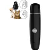 👉 Nagellak zwart active mannen voor huisdieren Katten en honden Schone nagels Elektrische manicure, stijl: PTw208 Zwart, 1 blok, normale editie
