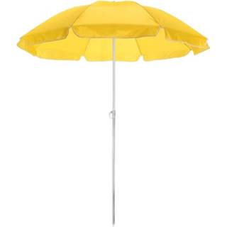 👉 Geel Verstelbare strandparasol 145 cm diameter