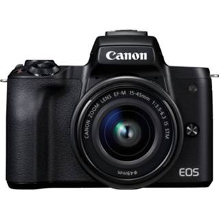 👉 Canon EOS M50 zwart + EF-M 15-45mm IS STM-lens zwart
