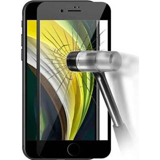 👉 Screenprotector zwart Prio 3D iPhone SE (2020) Glazen - 9H, 0.33mm 4251488657927