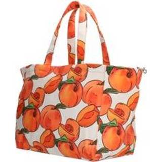 👉 Strandtas PE unisex wit oranje Florence 8717924208673