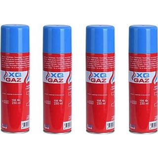 👉 Aansteker 4x busje gas / butaan gasfles 250 ml - Action products