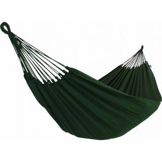👉 Hangmat XXL beschikbaar brazilian groen donkergroen polycotton 'Pure' Green - Tropilex ® 8719925915000