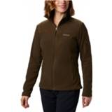 👉 XL vrouwen zwart bruin Columbia - Women's Fast Trek II Jacket Fleecejack maat XL, bruin/zwart 192660025780