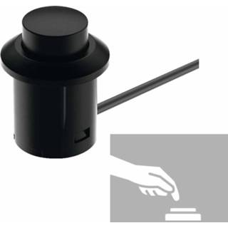 Drukschakelaar zwart Aan uit met aansluitsnoer van 2 meter Loox Hafele gat diameter 12mm 4015643229219