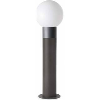 👉 Staande lamp grijs witte Moon donkergrijs met kap 74434-74437 61cm hoog Spaans Design Faro