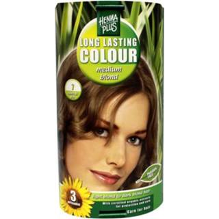 👉 Medium Henna Plus Long lasting colour 7 blond 8710267491368