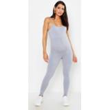 👉 Maternity Strappy Lounge Romper, Grey