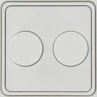 👉 Afdekraam wit male Sencys duodimmer 2x120w + Ottawa 8711216507949