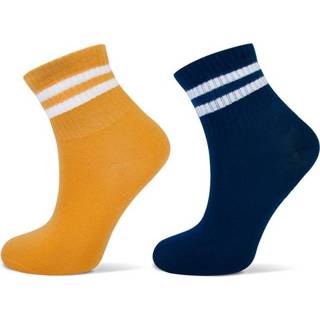 OCRE Black Red zwart Shortsock YM sport strepen 2-pack-Ocre-35/38 8719534107346 8719534107353