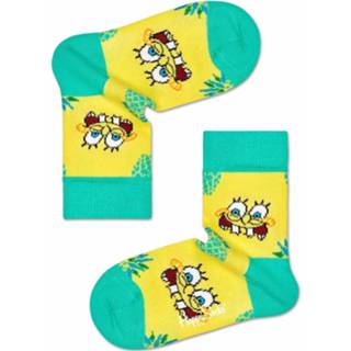 👉 Sock 98 geel unisex Happy Socks! Sok - Maat Katoen/polyamide/elasthan 7333102350425