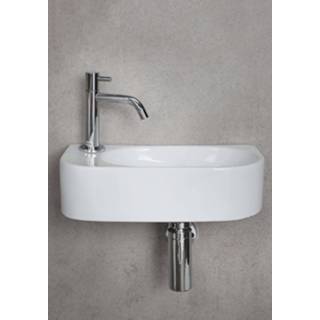 👉 Fontein wit keramiek glans Luca Sanitair Ceramics 40x21,5x12h met kraangat