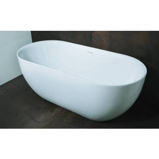 👉 Vrijstaand bad wit acryl glans Luca Primo 170x78cm ovaal