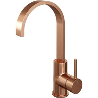 👉 Wastafelmengkraan PVD Brauer Copper Edition plat hoog geborsteld koper 4260483797606