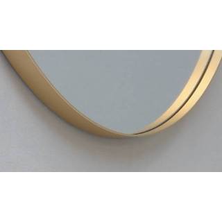 👉 Spiegel goud Ink rond 60cm met kader mat