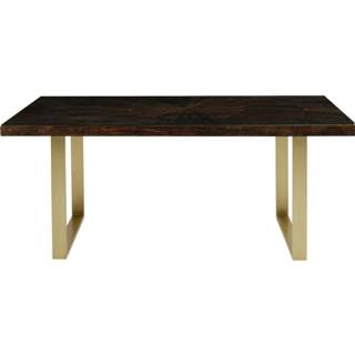 👉 Eettafel bruin brass hout Urban Jungle active Kare Conley 4025621848806