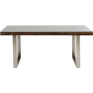 👉 Eettafel bruin hout Urban Jungle active Kare Conley Chrome 4025621849353