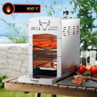 👉 Grill grijs RVS active Grill, 800 ° C, 5 hoogtes, gas rvs, bbq 4032037669949